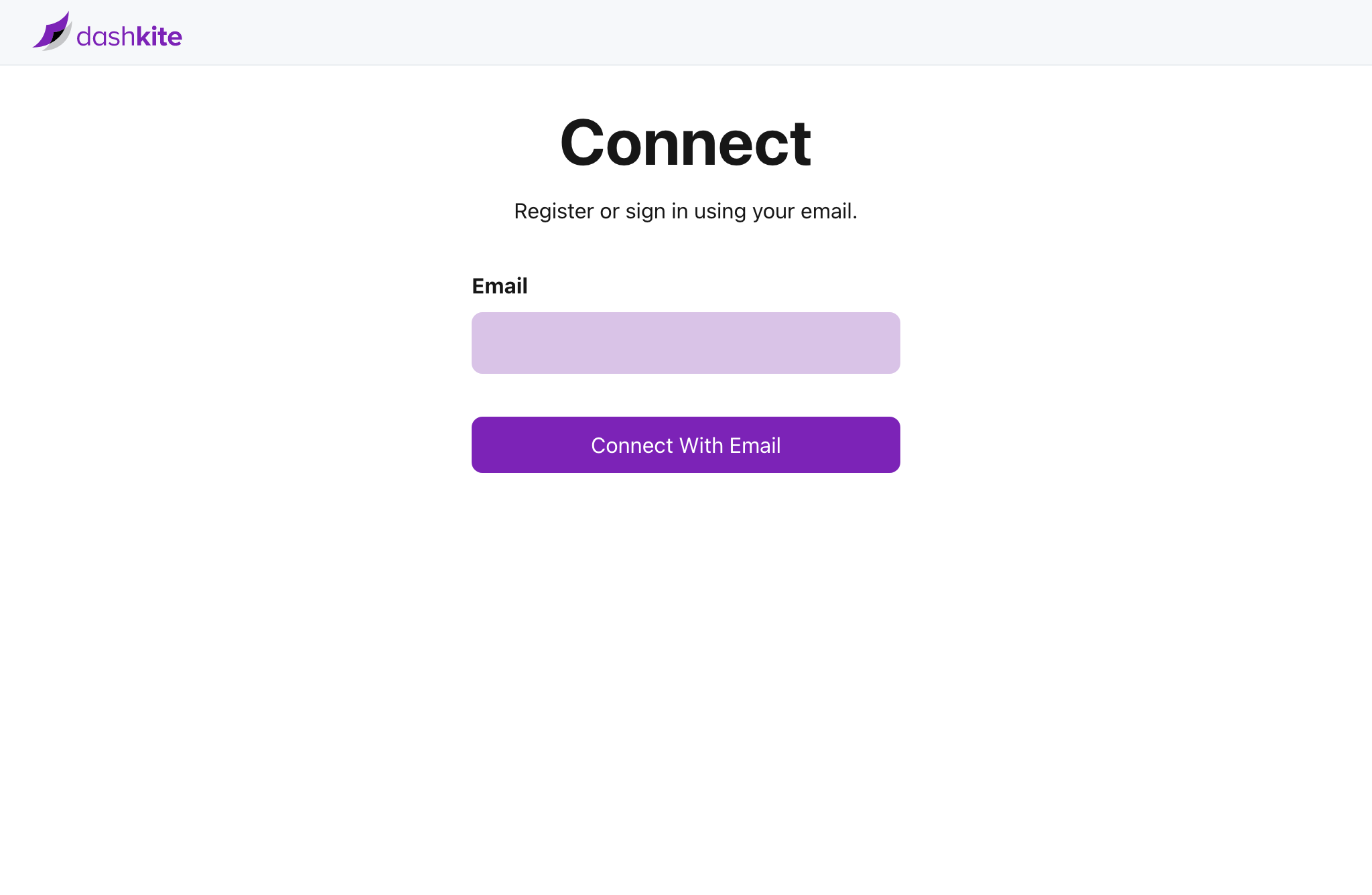 Connect Screenshot